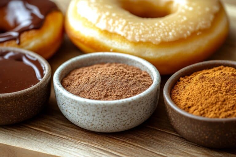 Keto Donut Toppings Close-Up