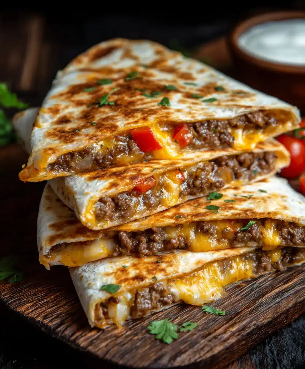 Smashburger Quesadillas- Juicy Beef Fusion 1 Smashburger Quesadillas- Juicy Beef Fusion