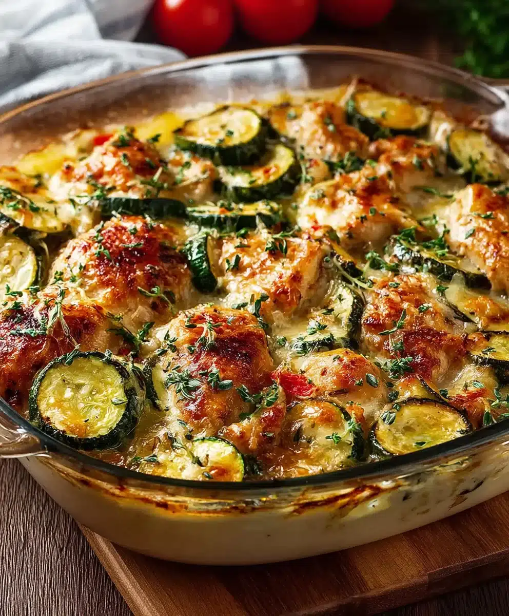 Easy Chicken Zucchini Bake - Simple & Delicious Dinner 1 Easy Chicken Zucchini Bake - Simple & Delicious Dinner