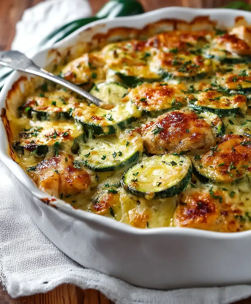 Easy Chicken Zucchini Bake - Simple & Delicious Dinner 2 Easy Chicken Zucchini Bake - Simple & Delicious Dinner