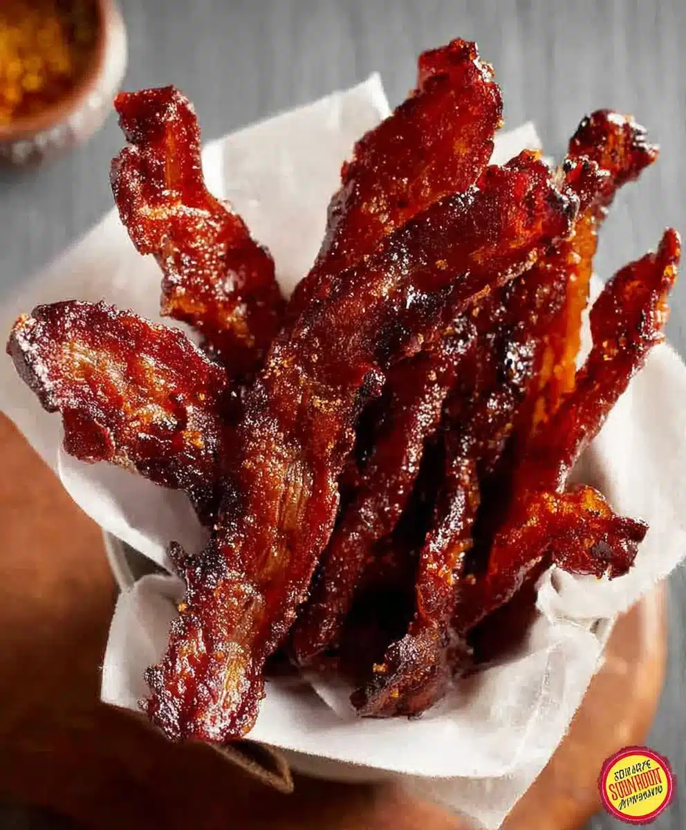 Candied Beef Beef Bacon Recipe-Sweet & Smoky Flavor 1 Candied Beef Beef Bacon Recipe-Sweet & Smoky Flavor