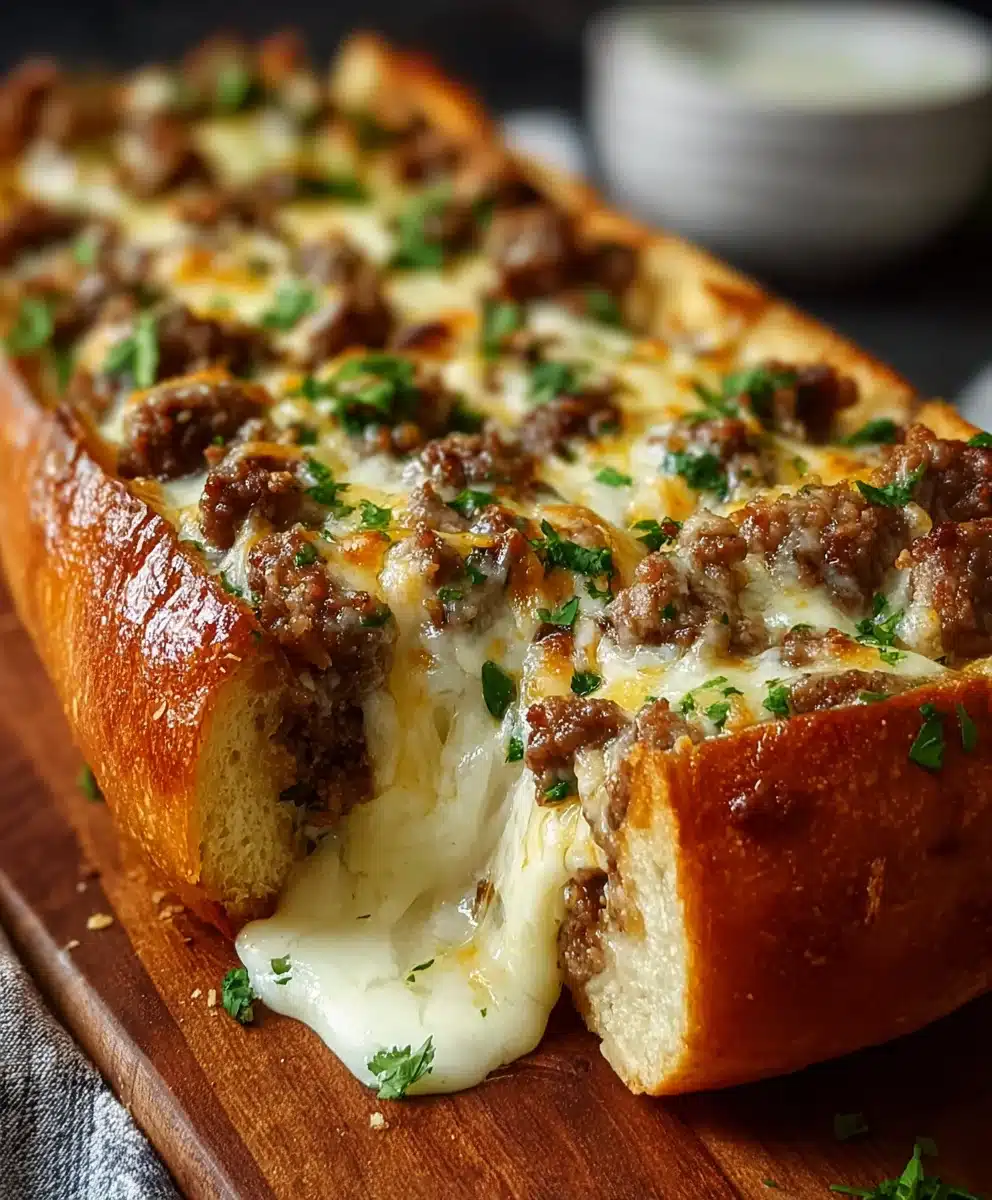 Cheesesteak Garlic Bread Loaf Comfort Food Bliss 1 Cheesesteak Garlic Bread Loaf Comfort Food Bliss